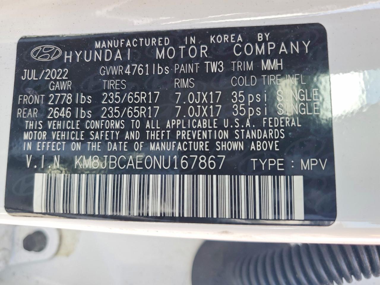 Hyundai TUCSON Sel