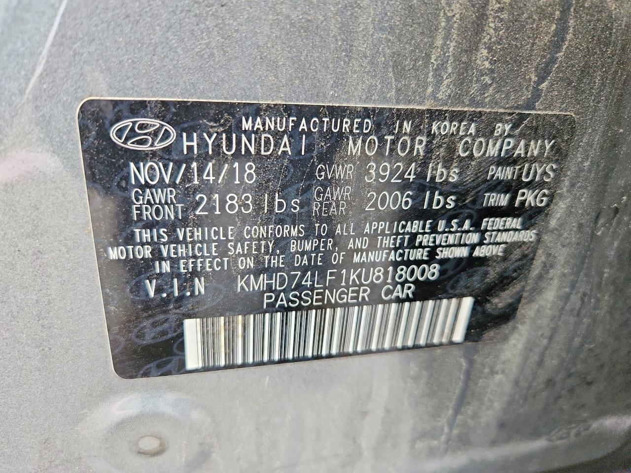Hyundai ELANTRA Se