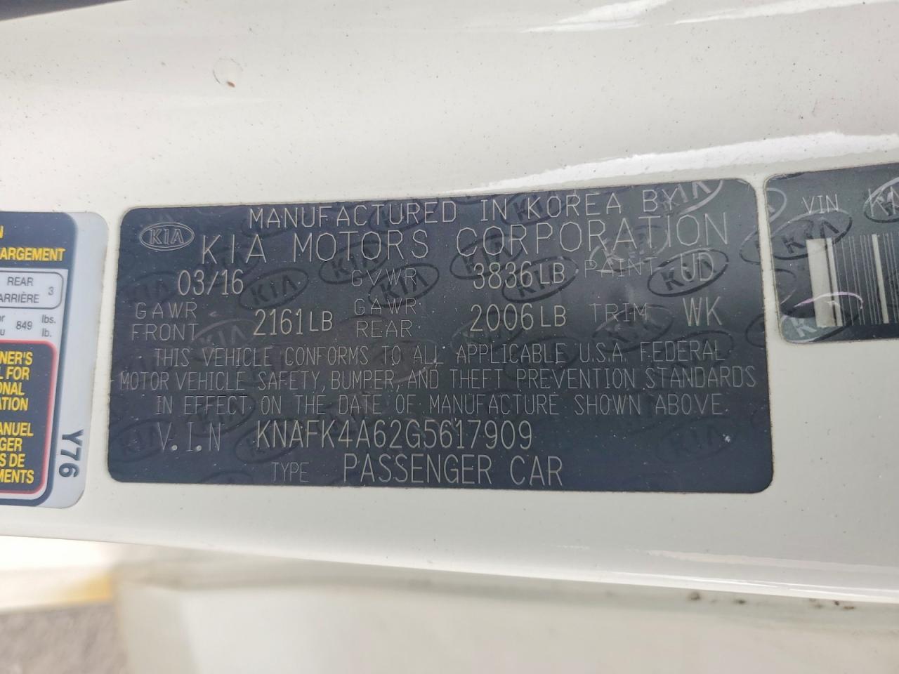 Kia Forte Lx