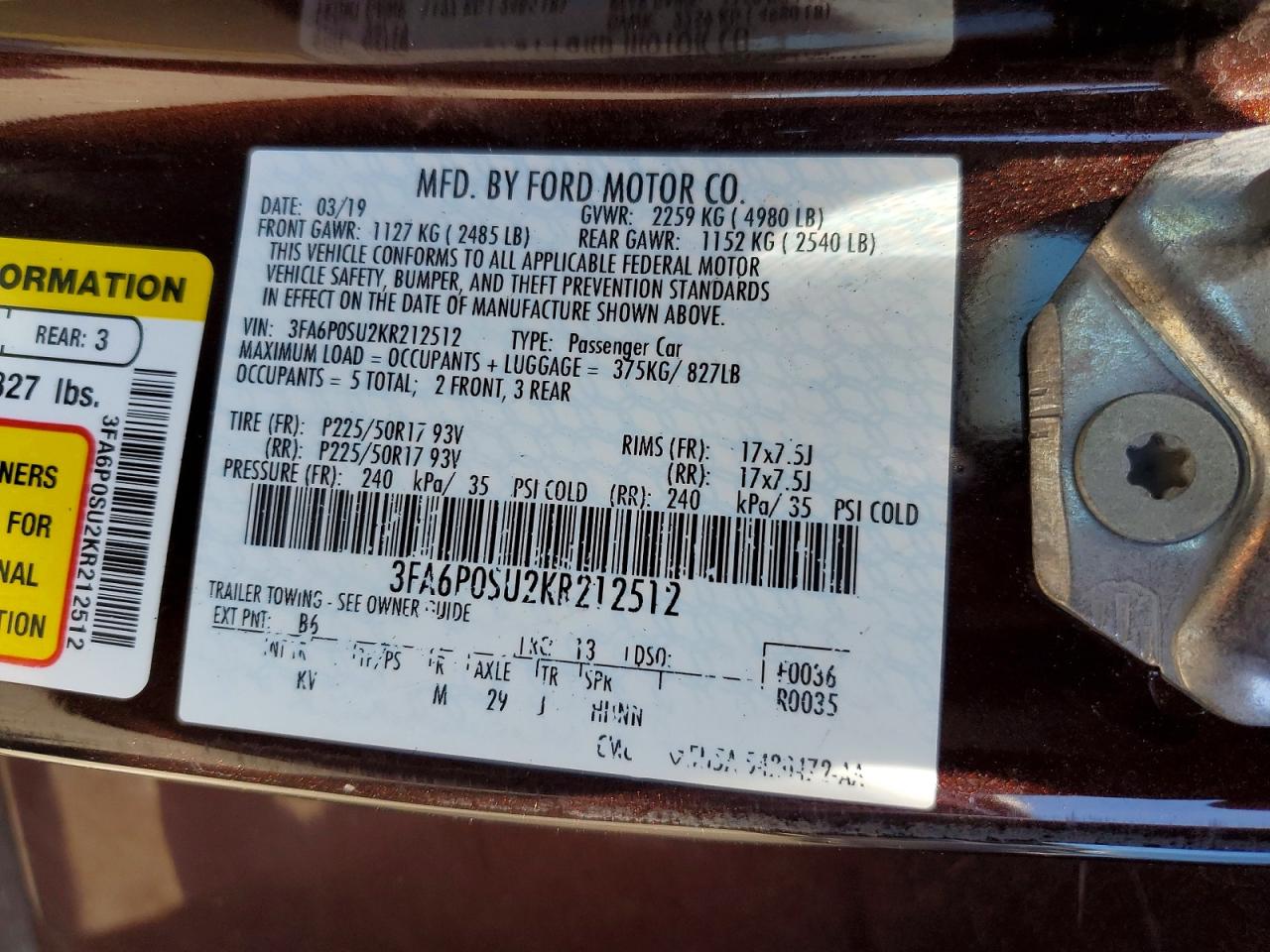Ford Fusion Titanium