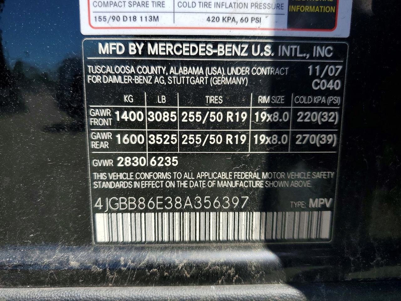 Mercedes-Benz M-Class 350