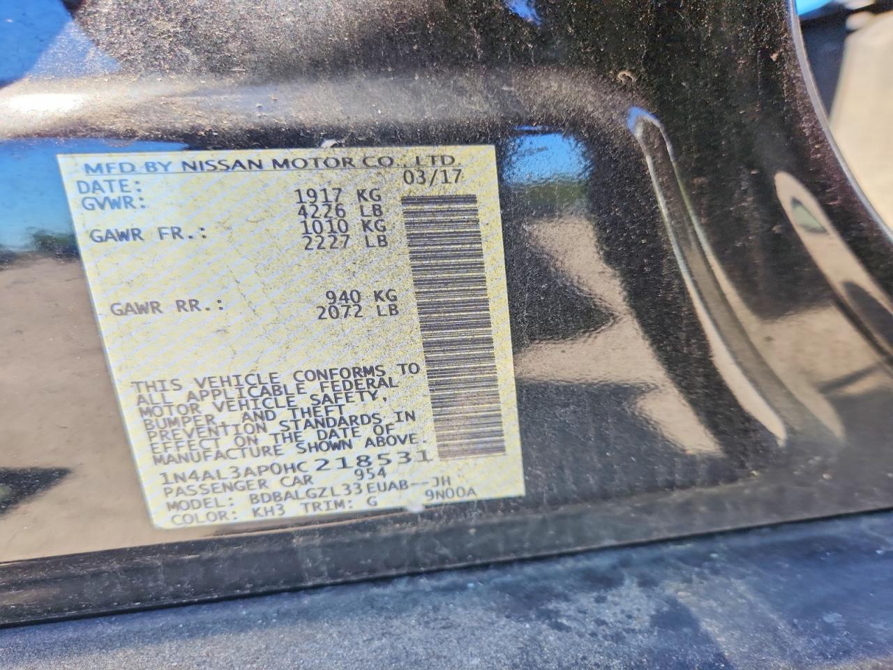 Nissan Altima 2.5 S