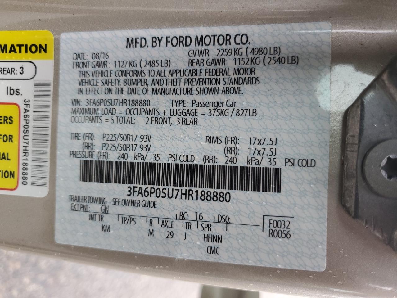 Ford Fusion Titanium Phev