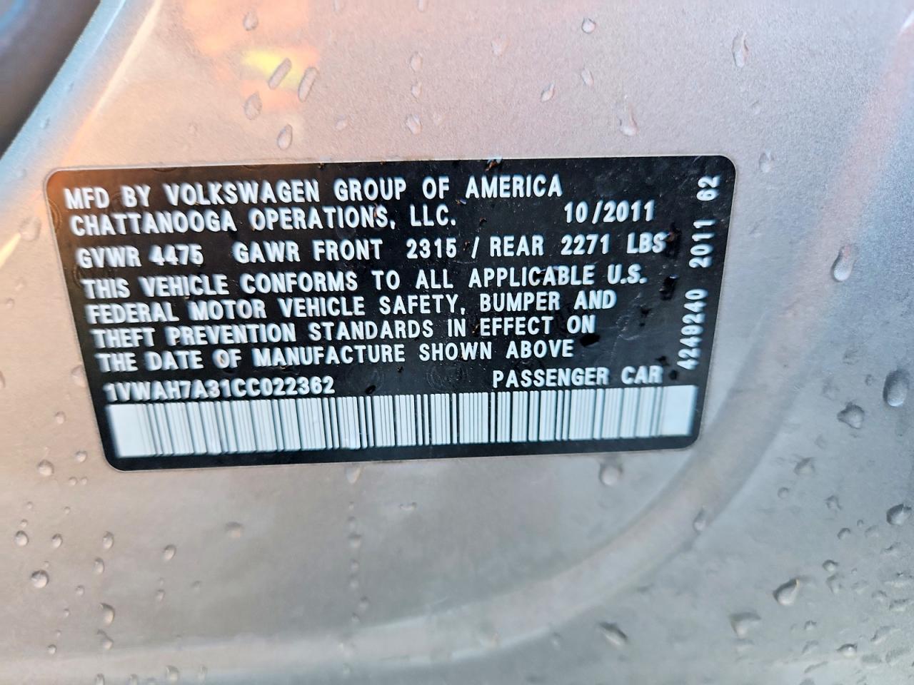 Volkswagen Passat S