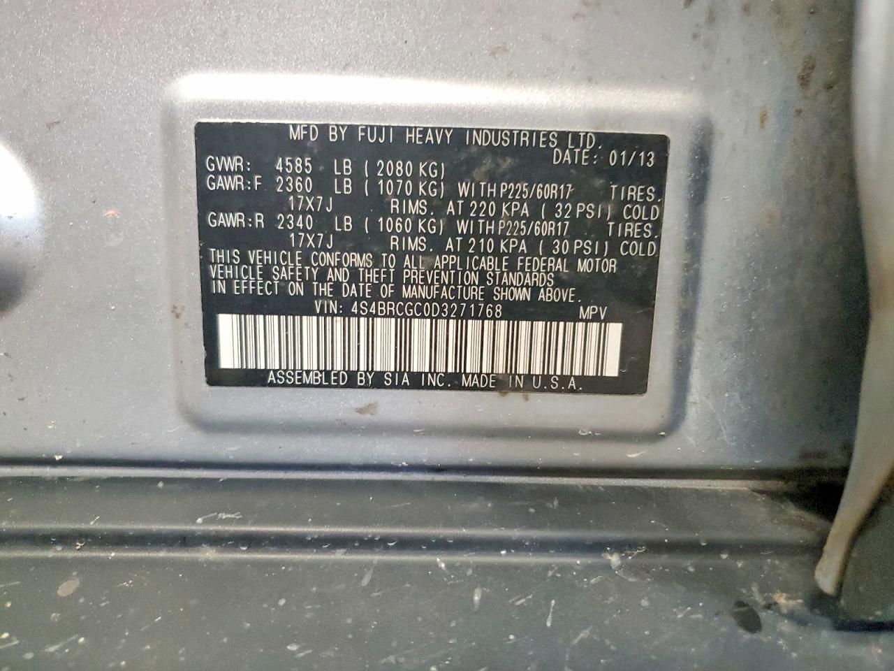 Subaru Outback 2.5i Premium