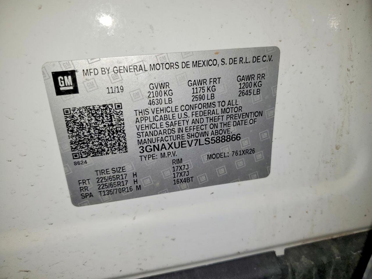 Chevrolet Equinox Lt