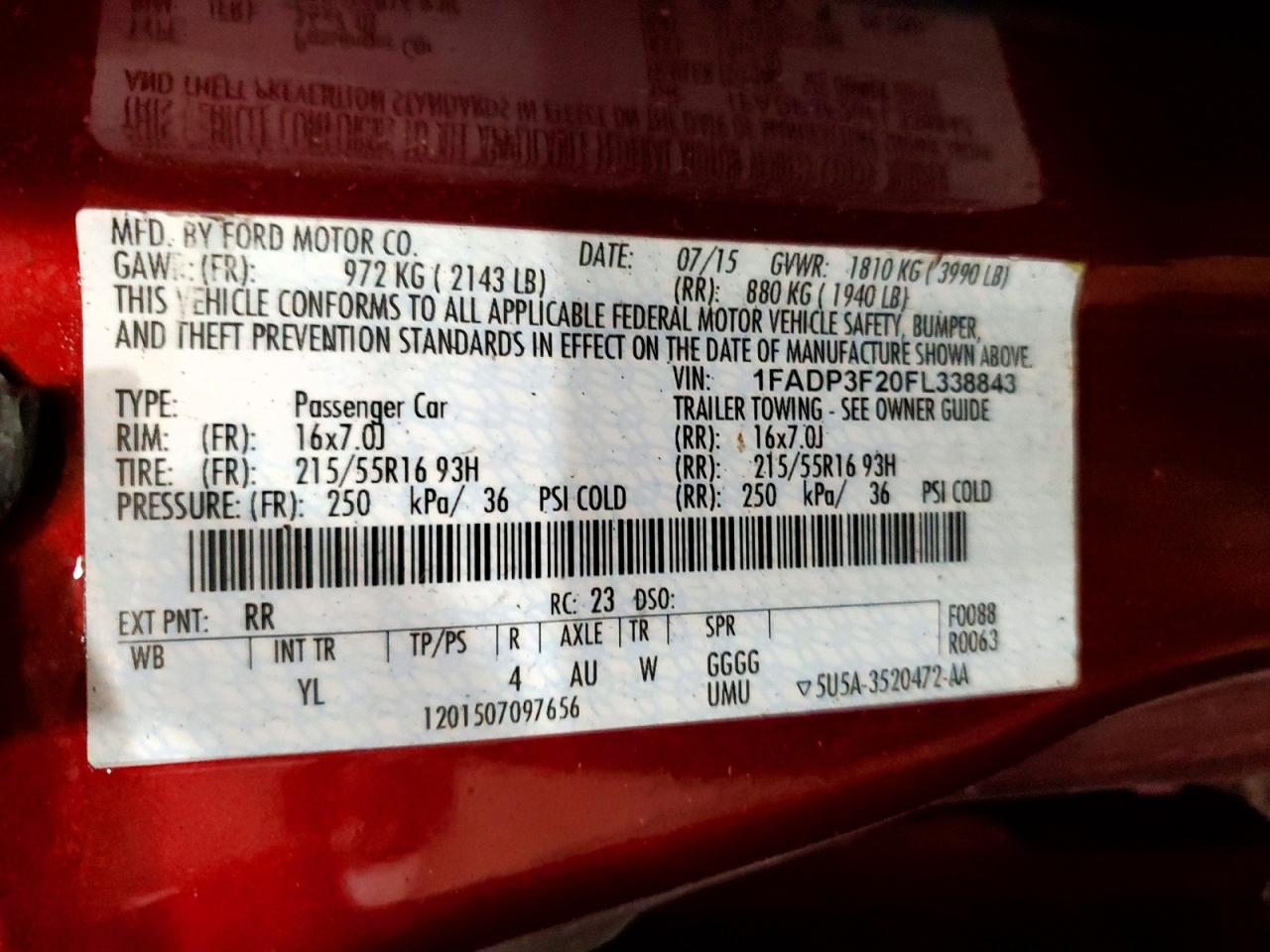 Ford Focus Se