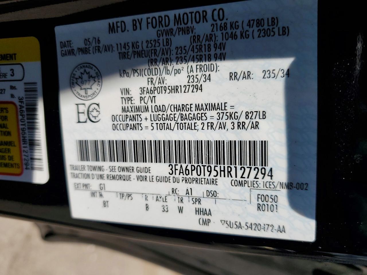 Ford Fusion Se