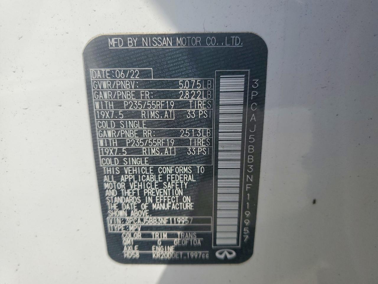 INFINITI Qx Luxe