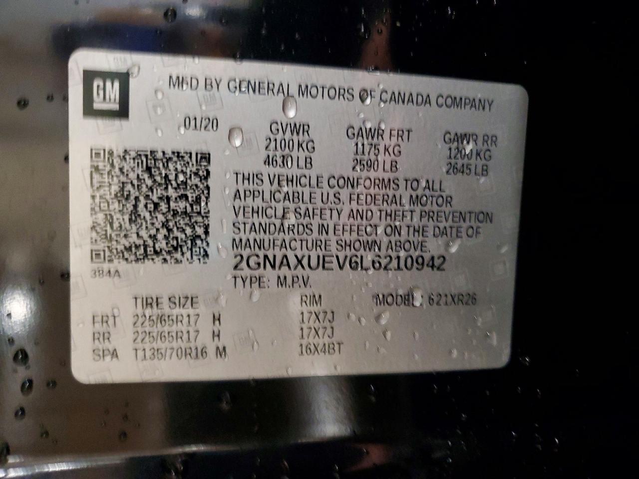 Chevrolet Equinox Lt