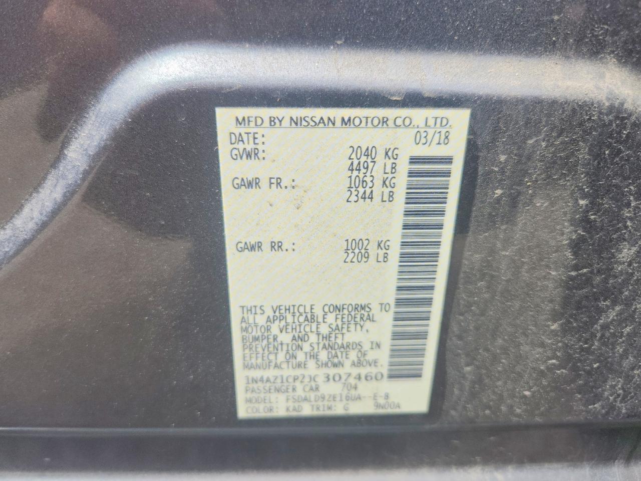 Nissan LEAF Sv