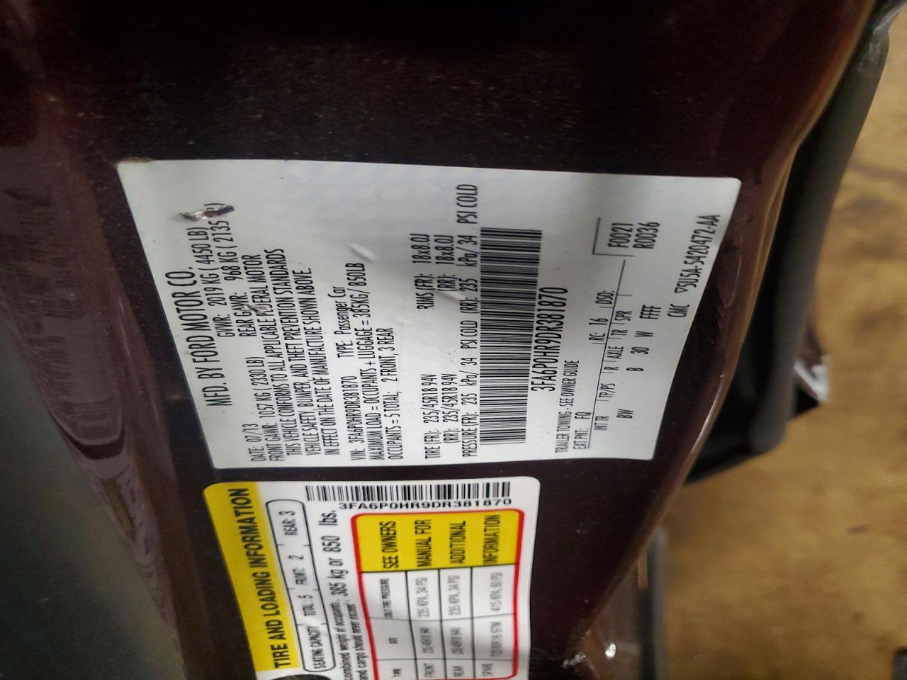 Ford Fusion Se