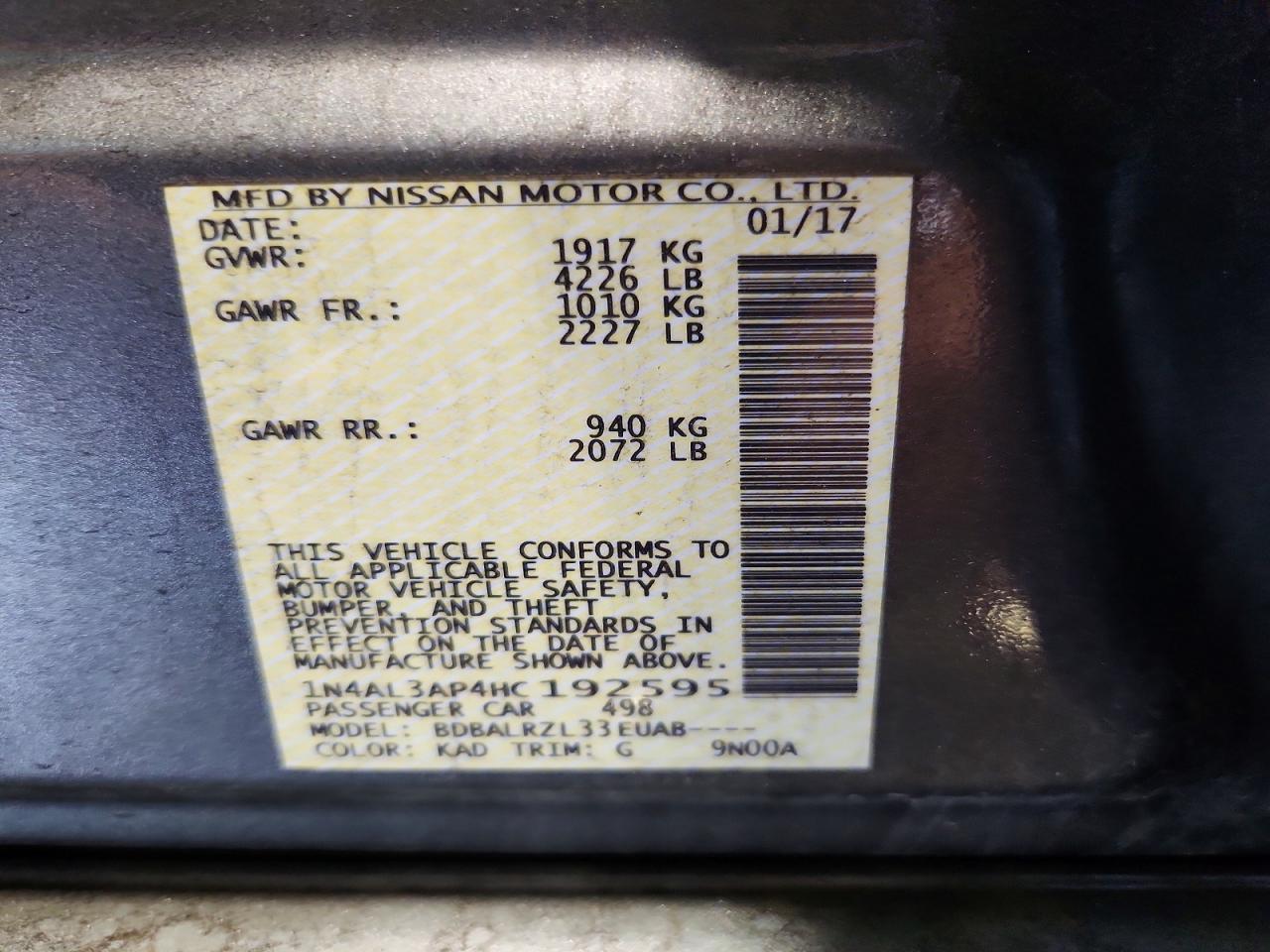 Nissan Altima 2.5 Sl