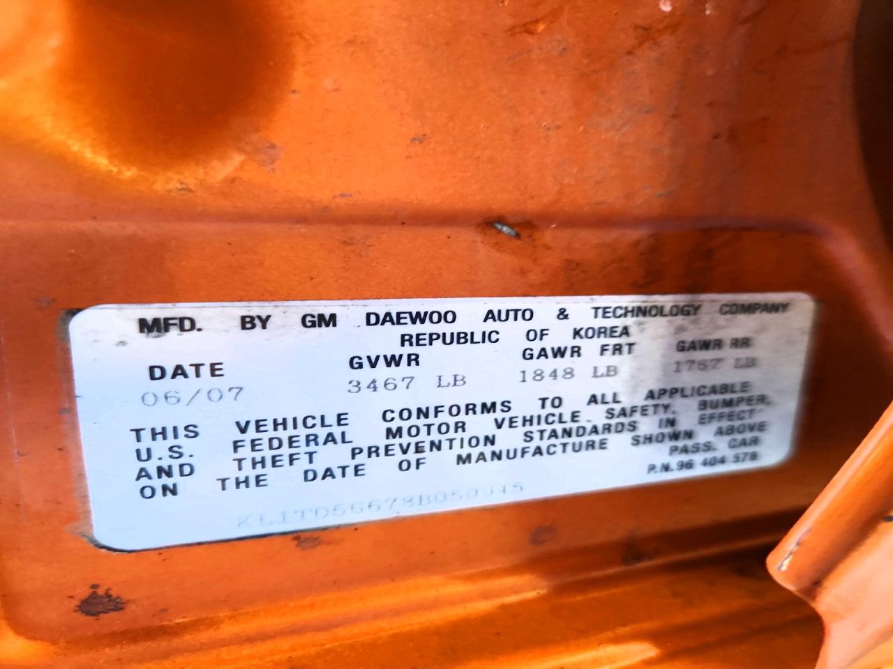 Chevrolet Aveo Base