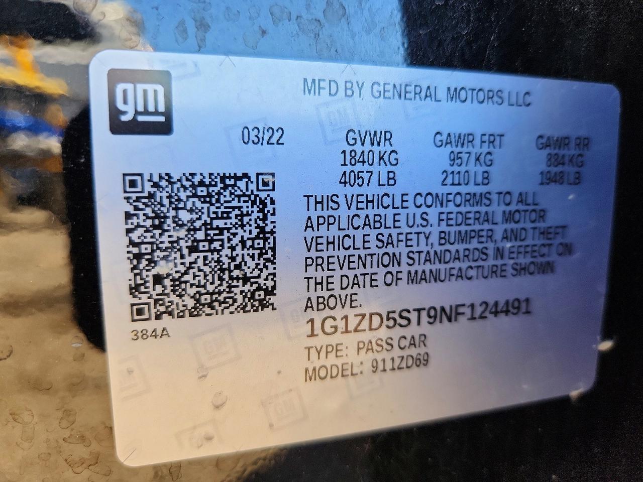 Chevrolet Malibu Lt