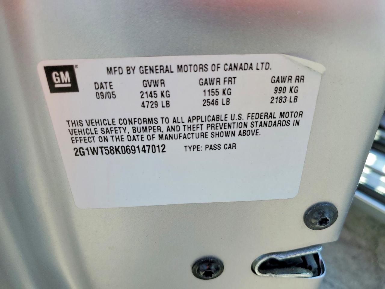Chevrolet Impala Lt
