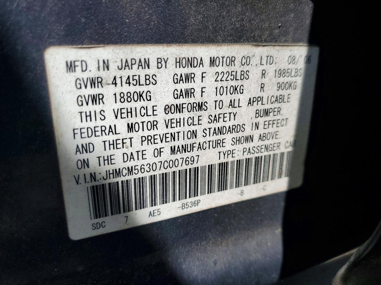 Honda Accord Se