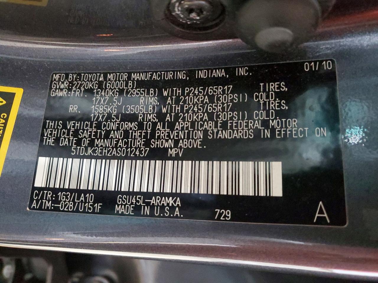 Toyota Highlander Se