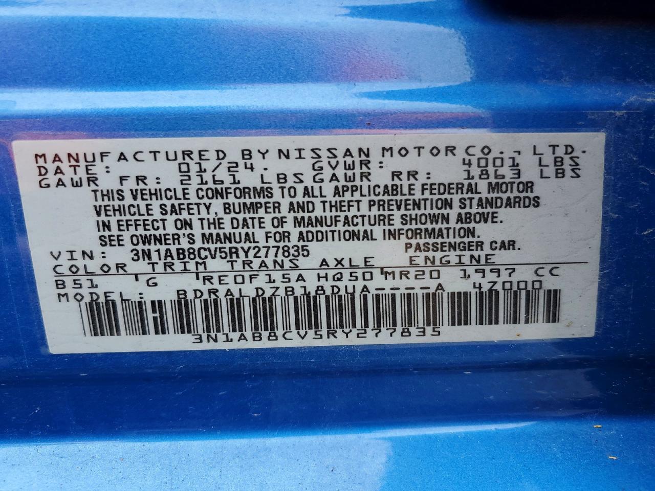 Nissan Sentra Sv