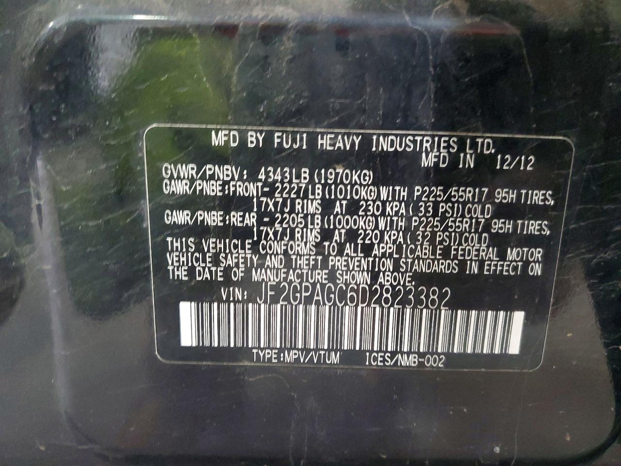 Subaru Xv 2.0 Limited