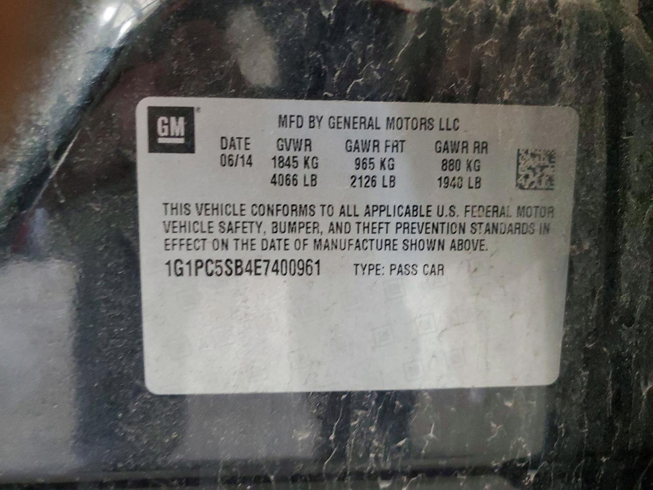 Chevrolet Cruze Lt