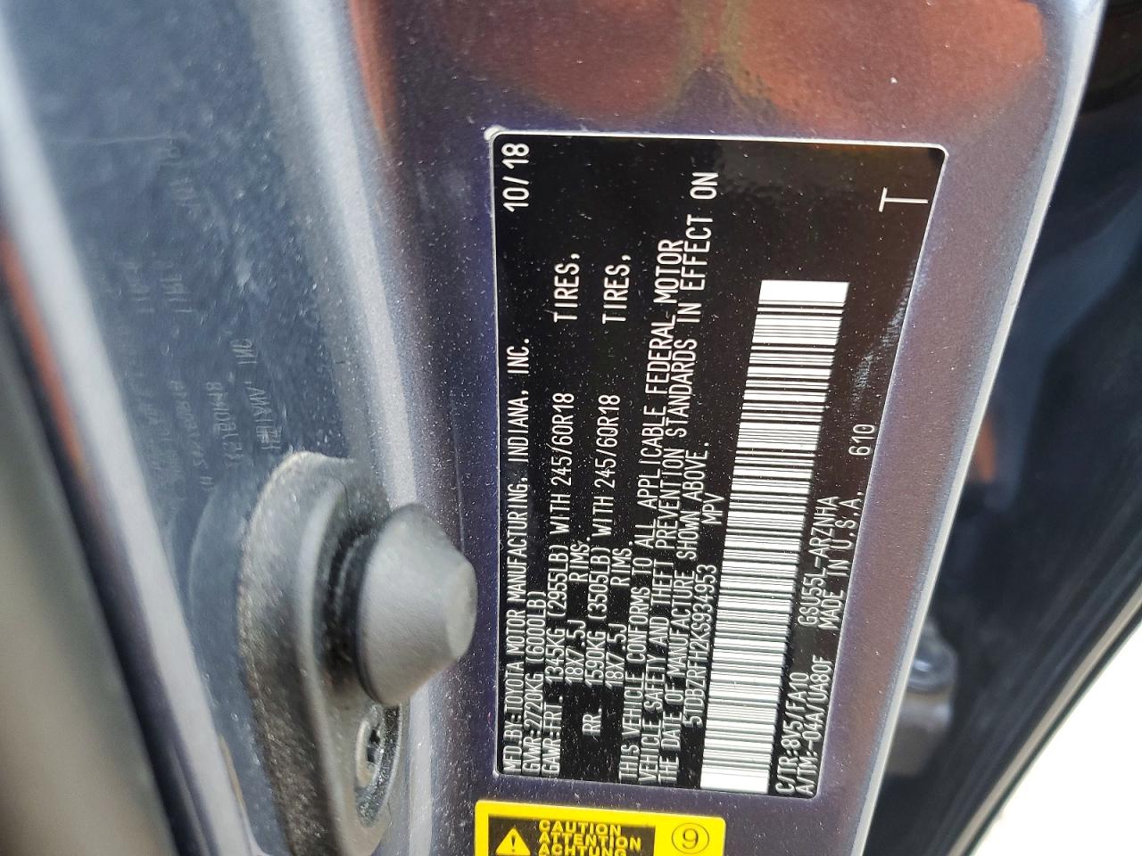 Toyota Highlander Le Plus