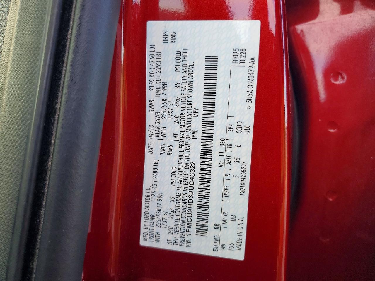 Ford Escape Sel
