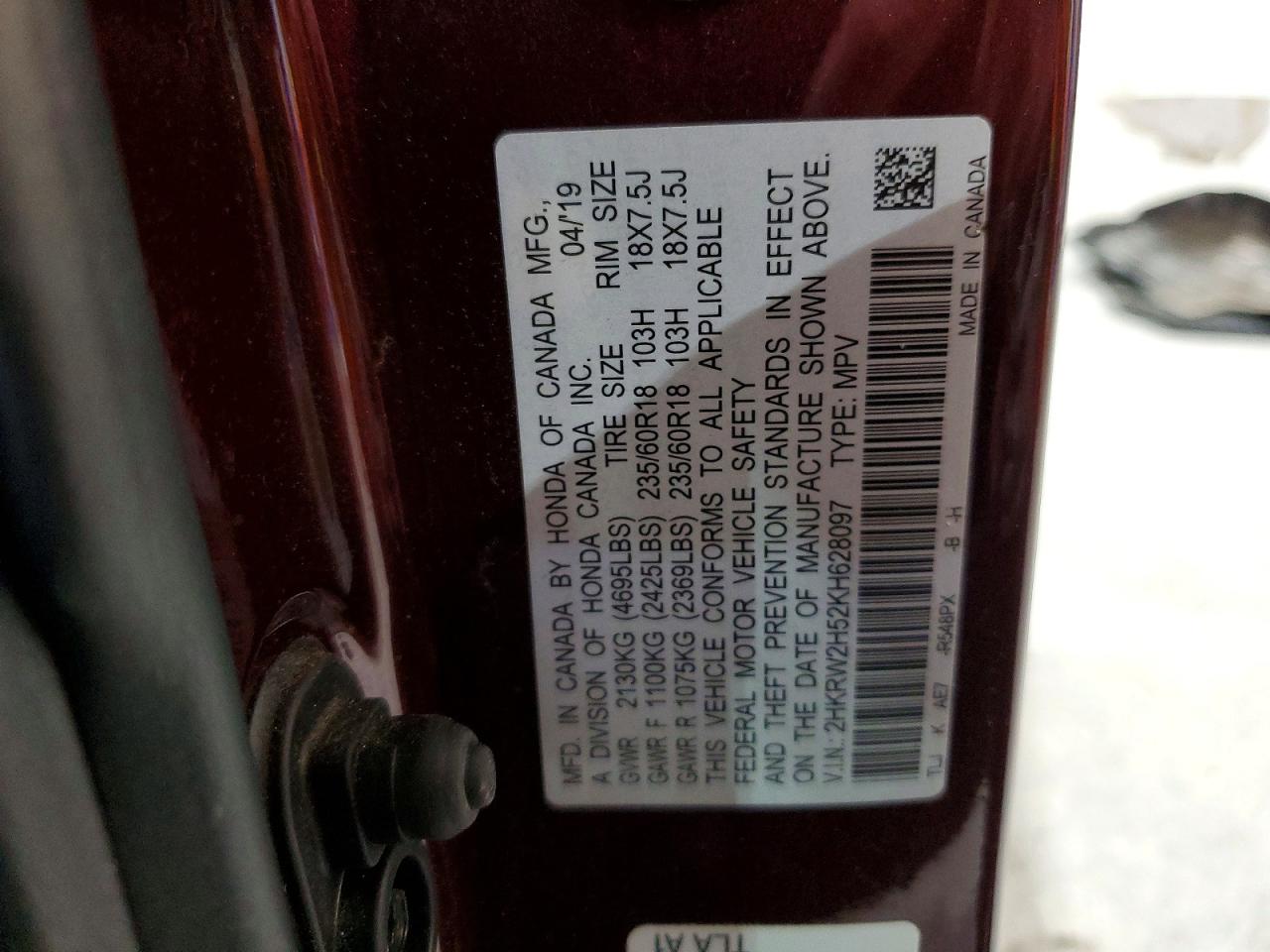 Honda Crv Ex