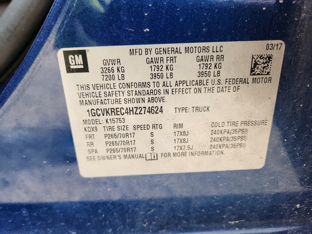 Chevrolet Silverado K1500 Lt