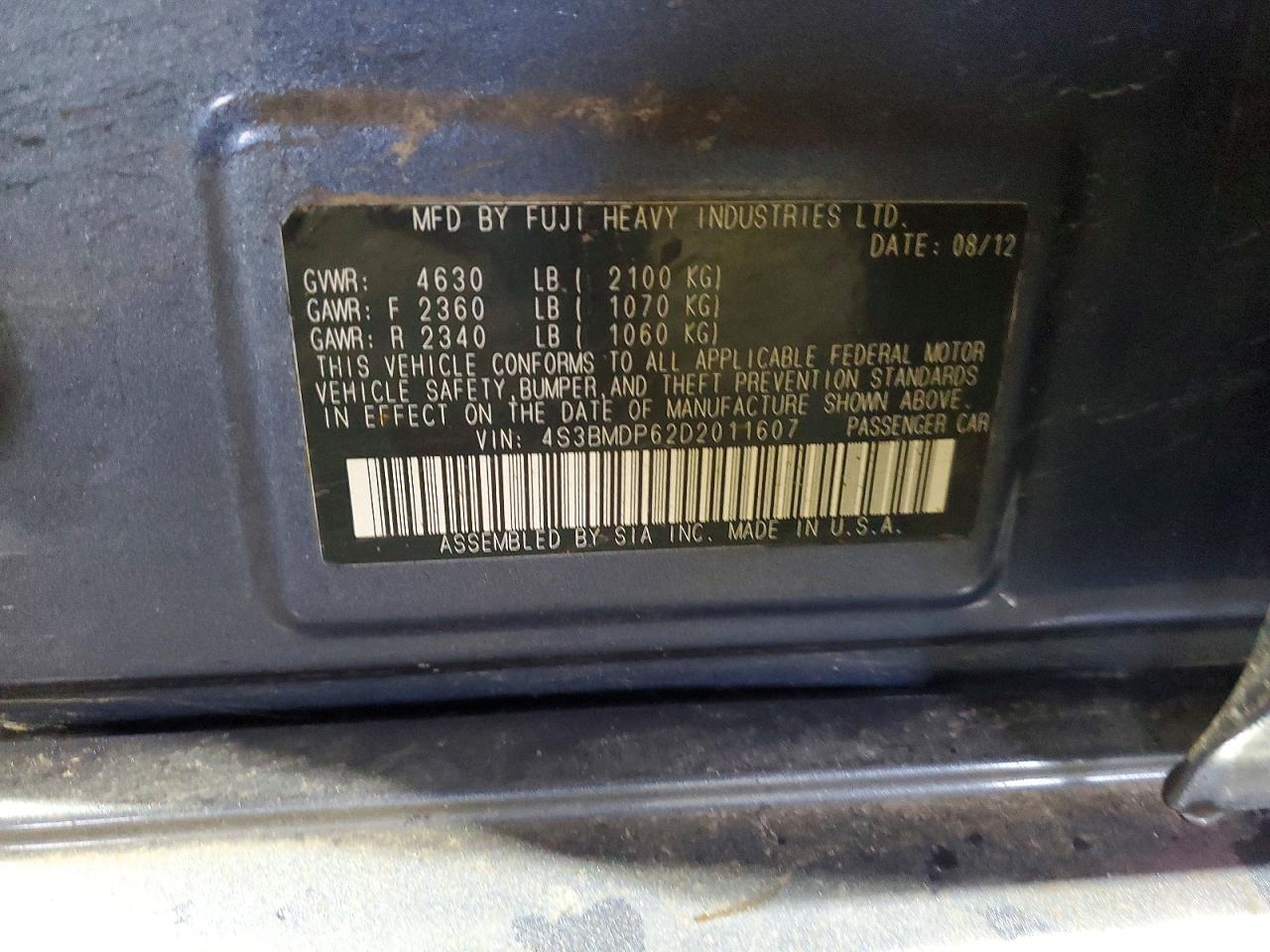 Subaru Legacy 3.6r Limited