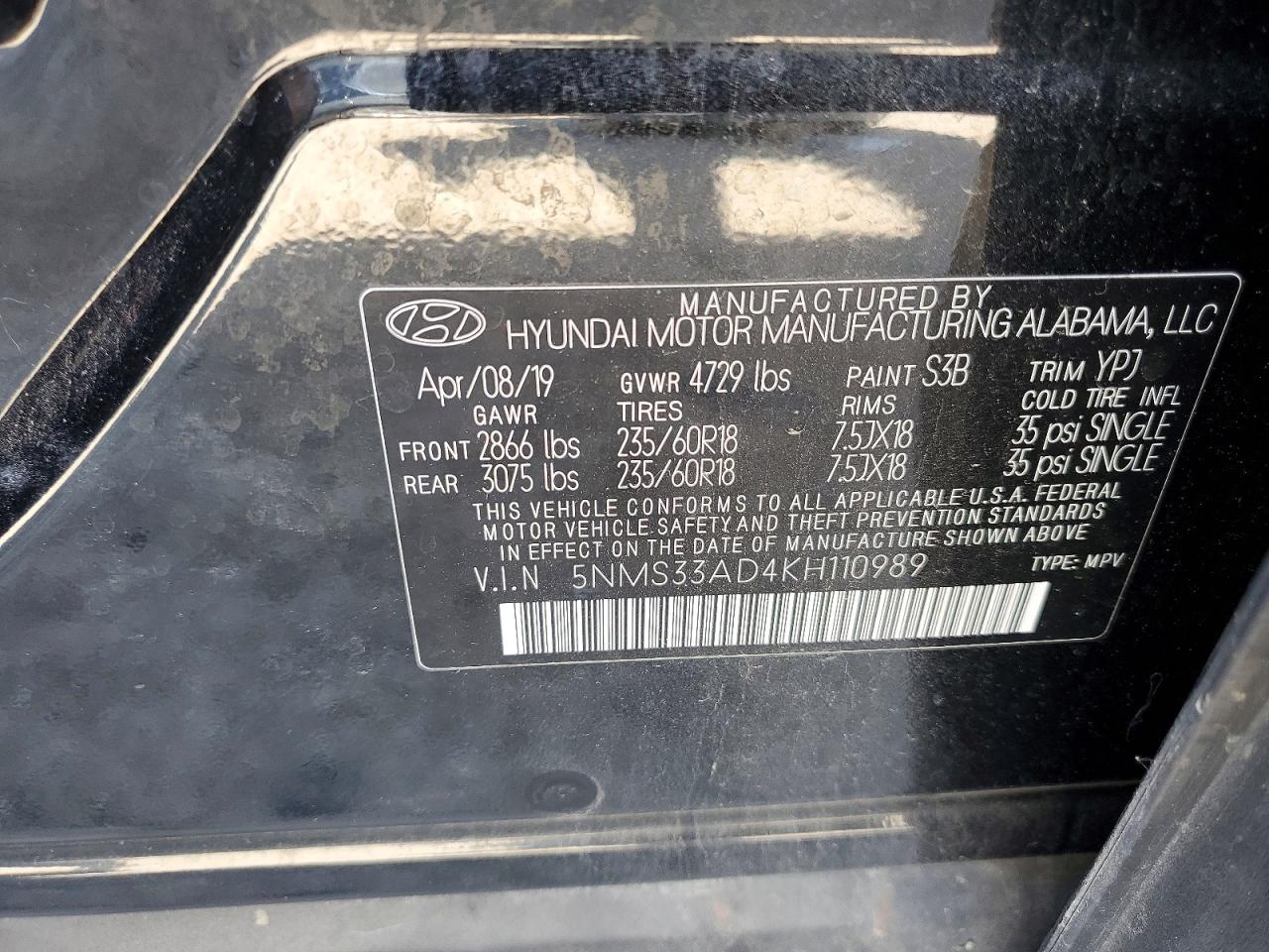 Hyundai SANTA FE Sel Plus 2.4l
