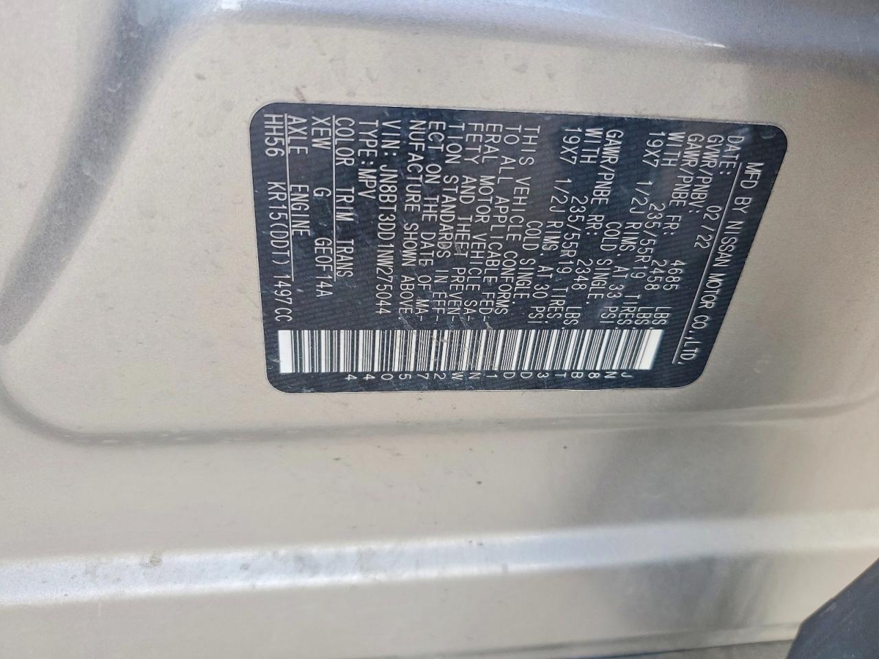Nissan Rogue Platinum
