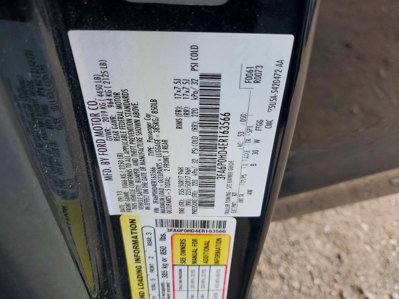 Ford Fusion Se