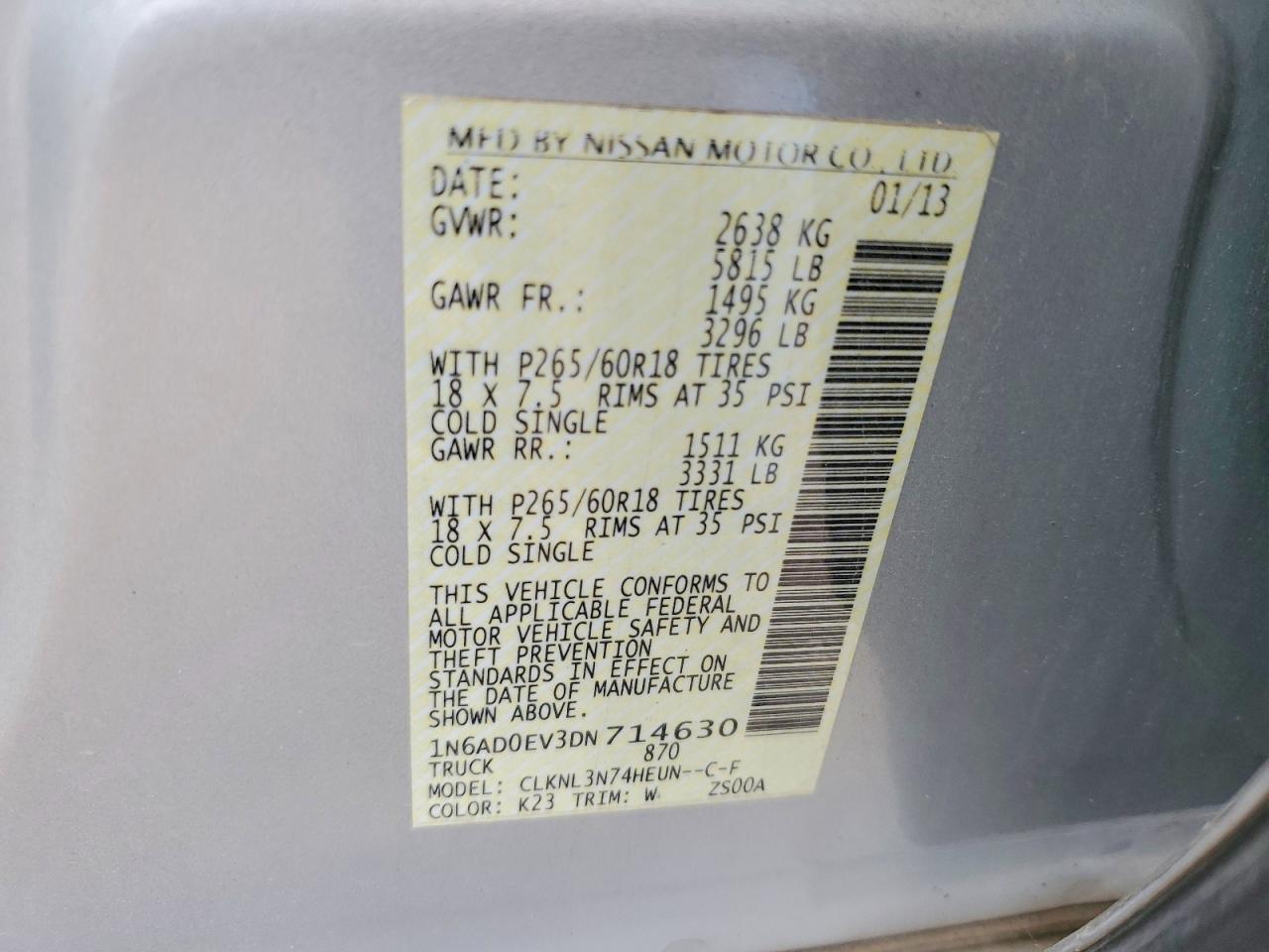 Nissan Frontier S