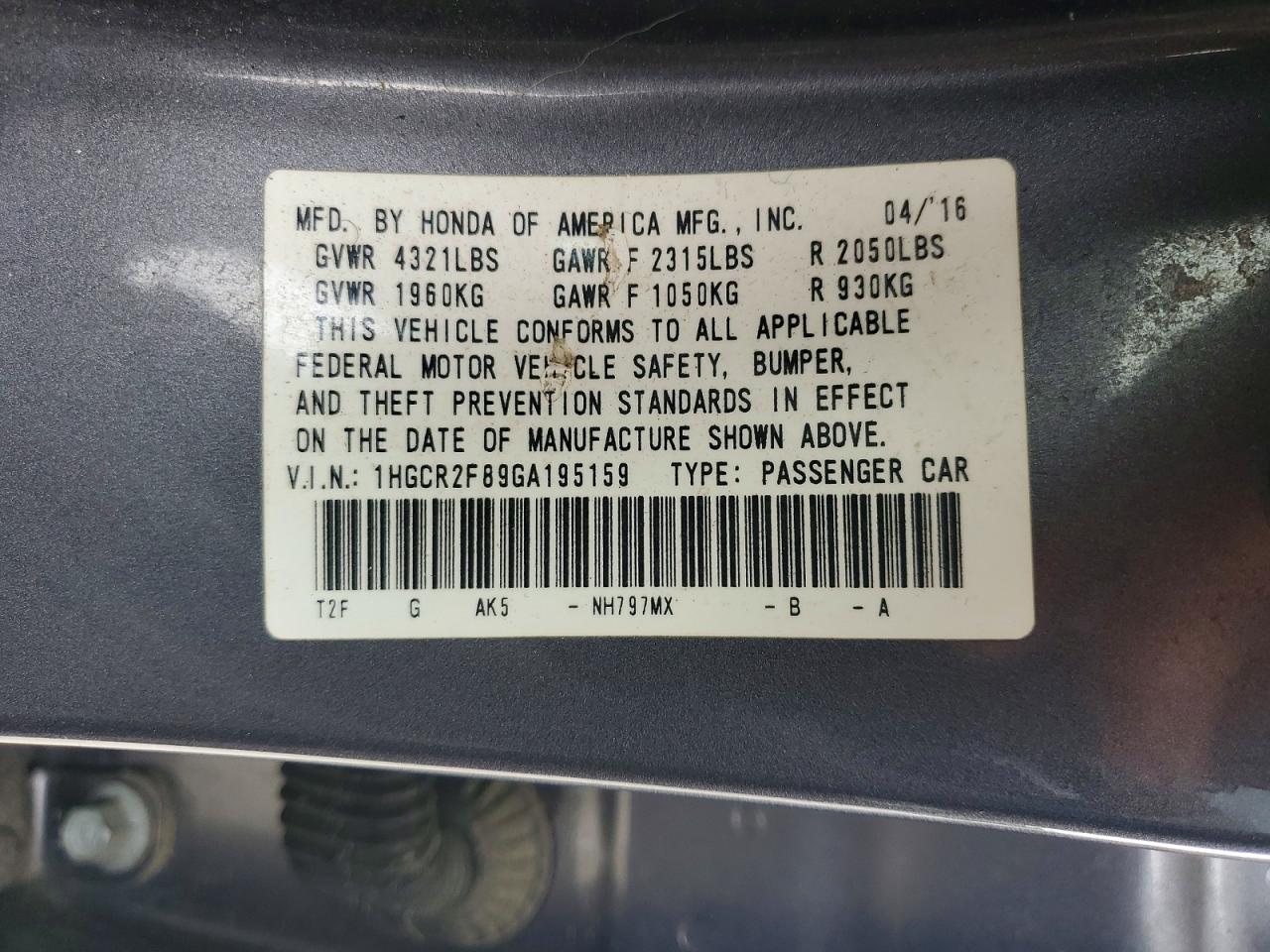 Honda Accord Exl