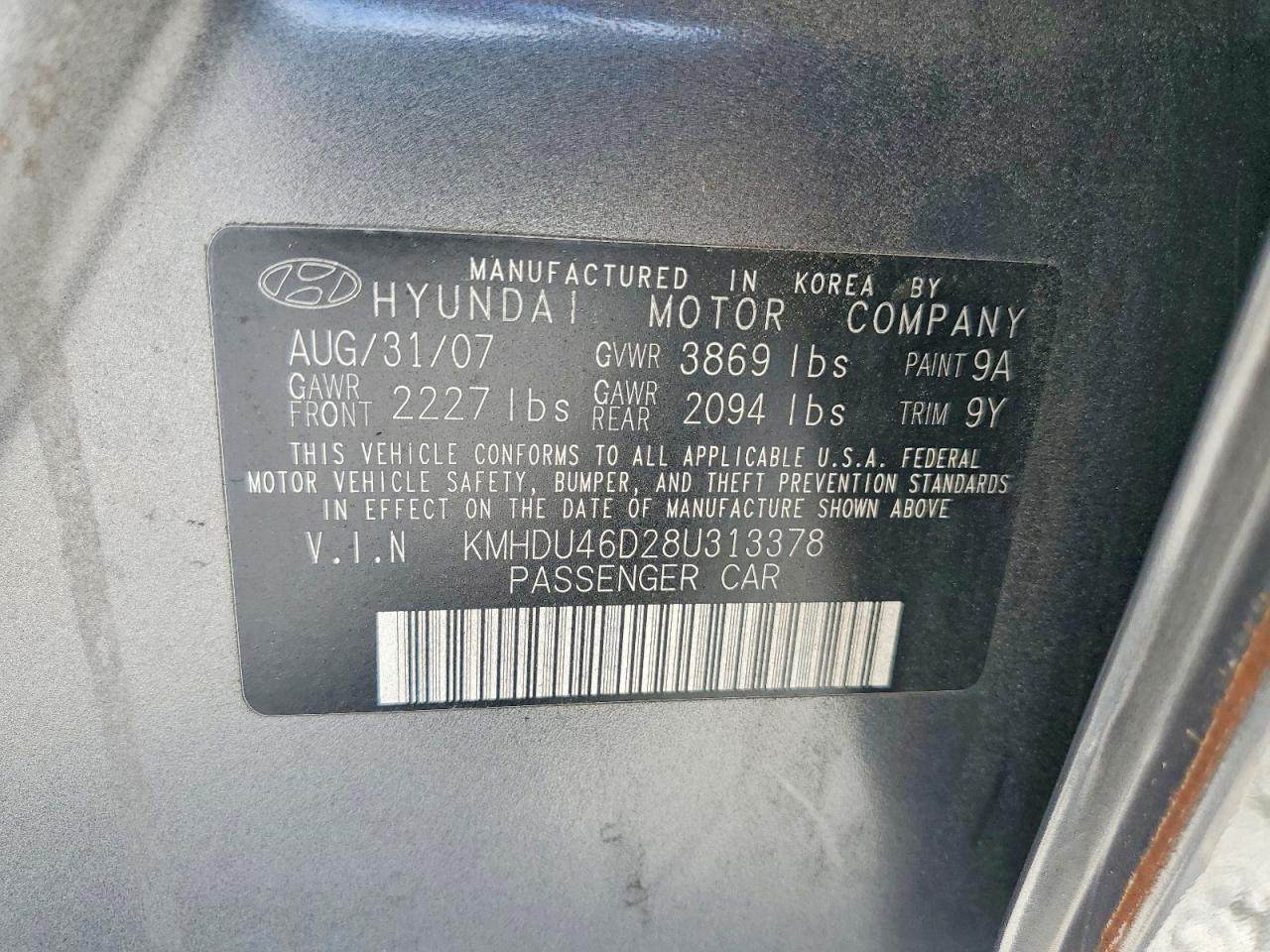 Hyundai ELANTRA Gls