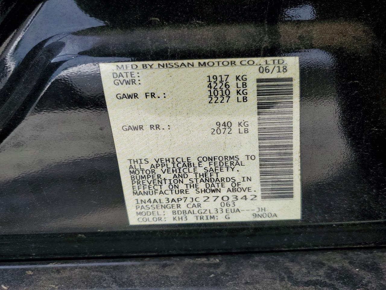 Nissan Altima 2.5 S