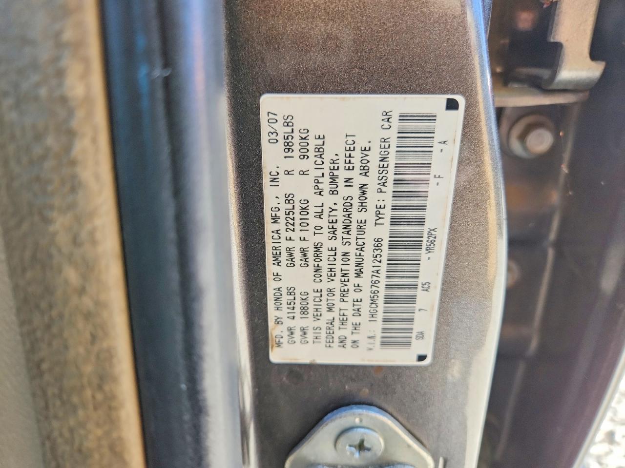 Honda Accord Ex