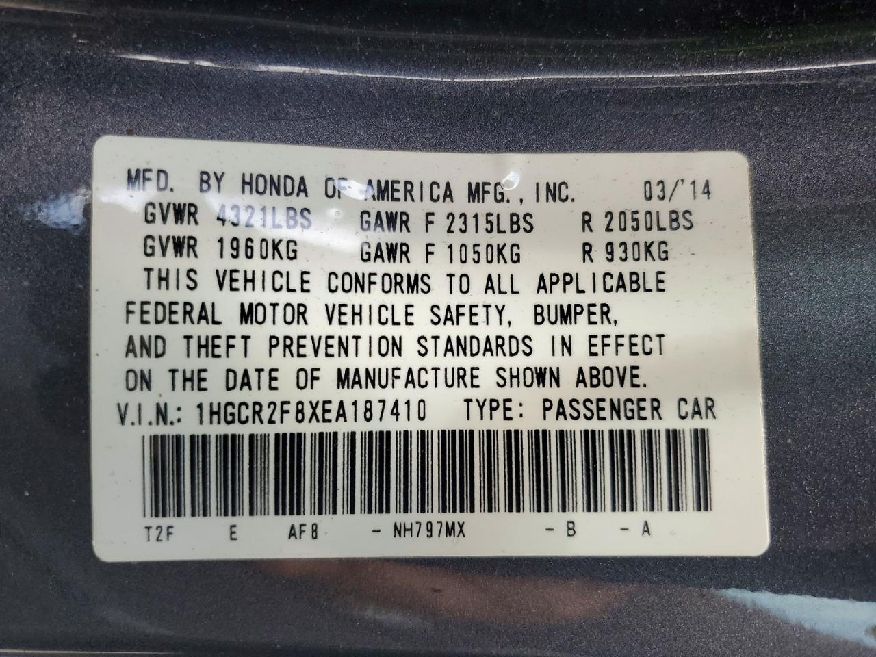 Honda Accord Exl