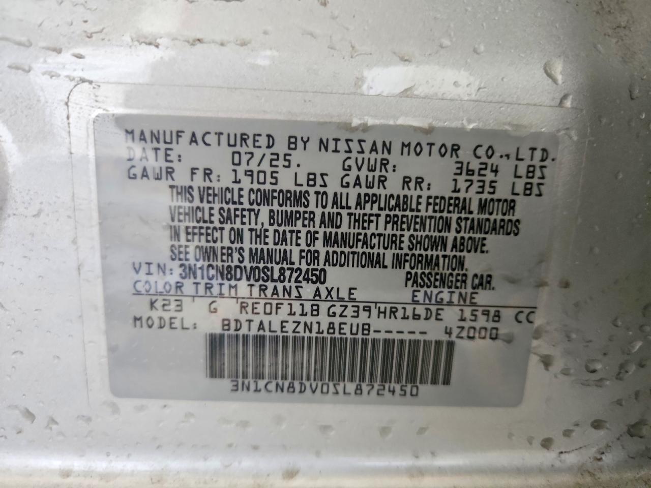 Nissan Versa S
