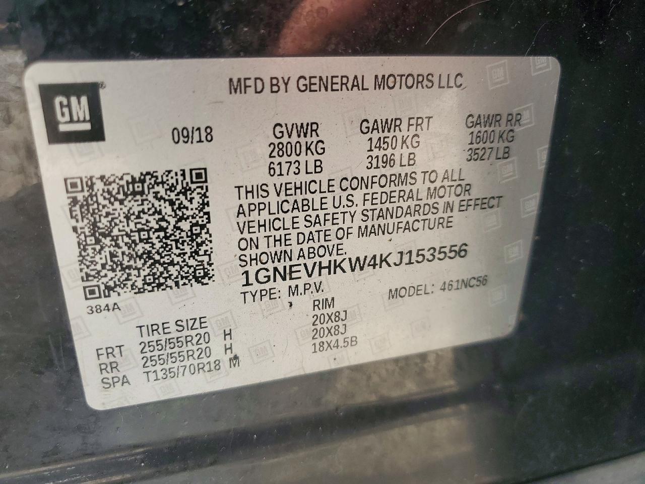 Chevrolet Traverse Lt