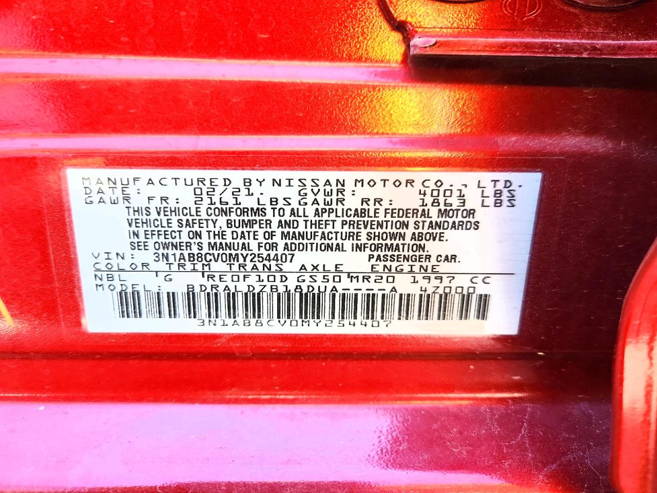Nissan Sentra Sv