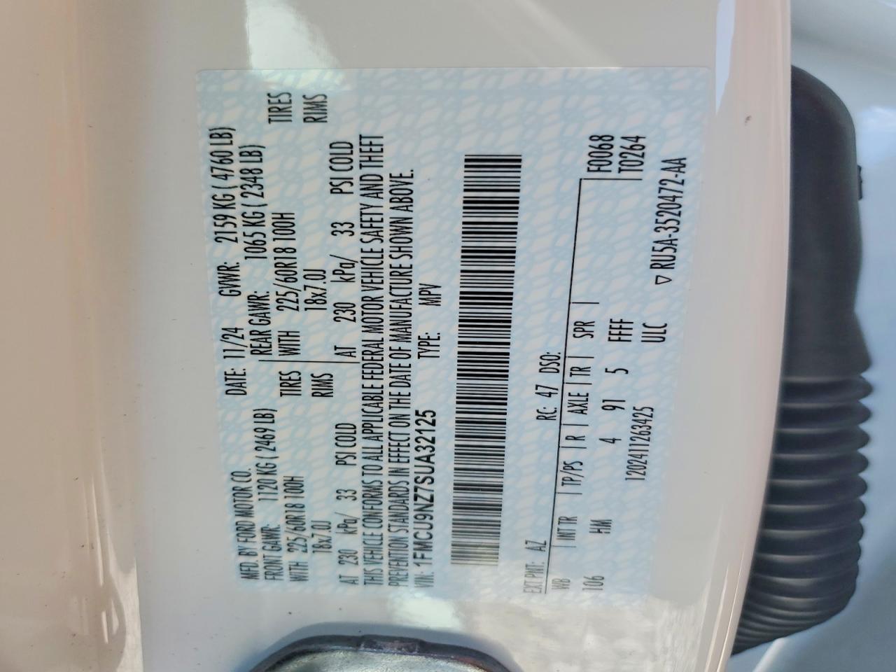 Ford Escape St Line Select