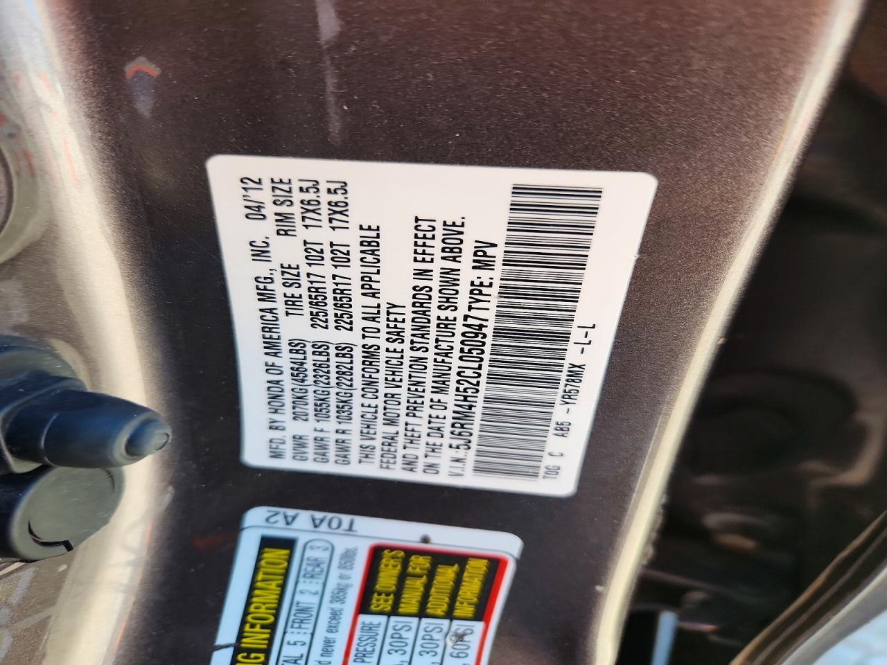 Honda Crv Ex