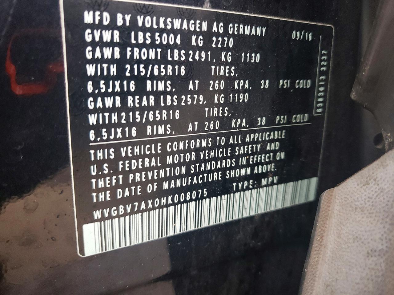 Volkswagen Tiguan S