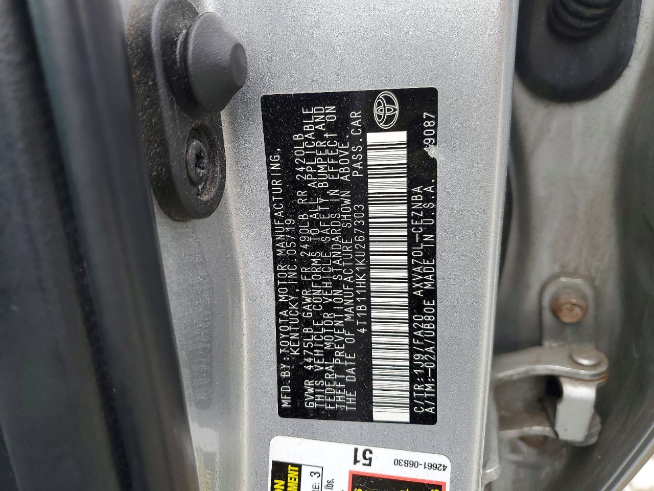 Toyota Camry Le