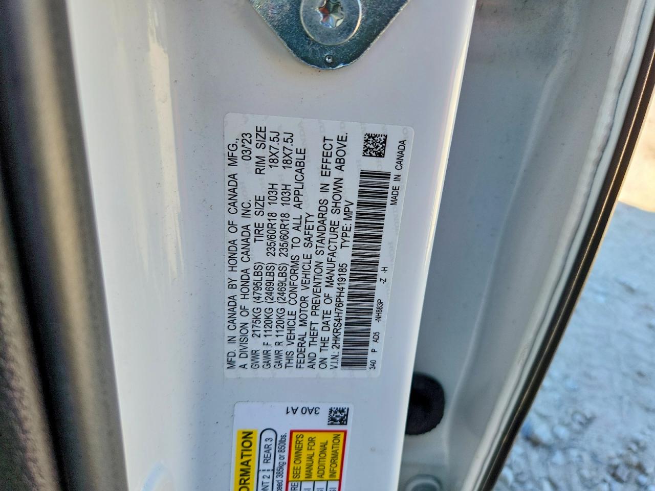 Honda Crv Exl