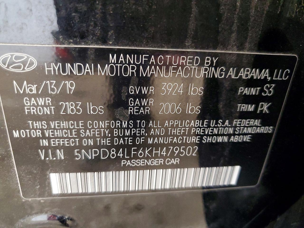 Hyundai ELANTRA Sel