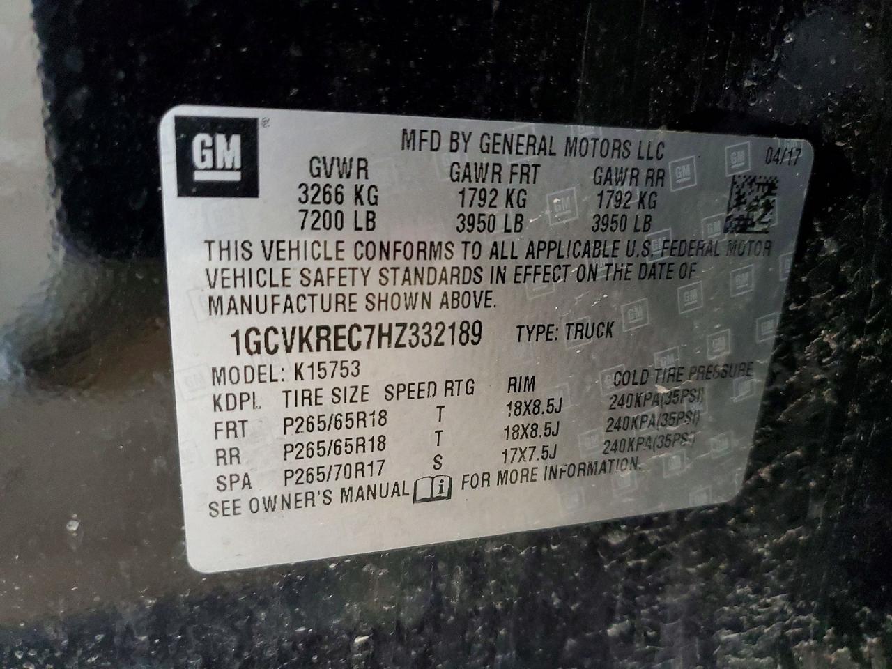 Chevrolet Silverado K1500 Lt