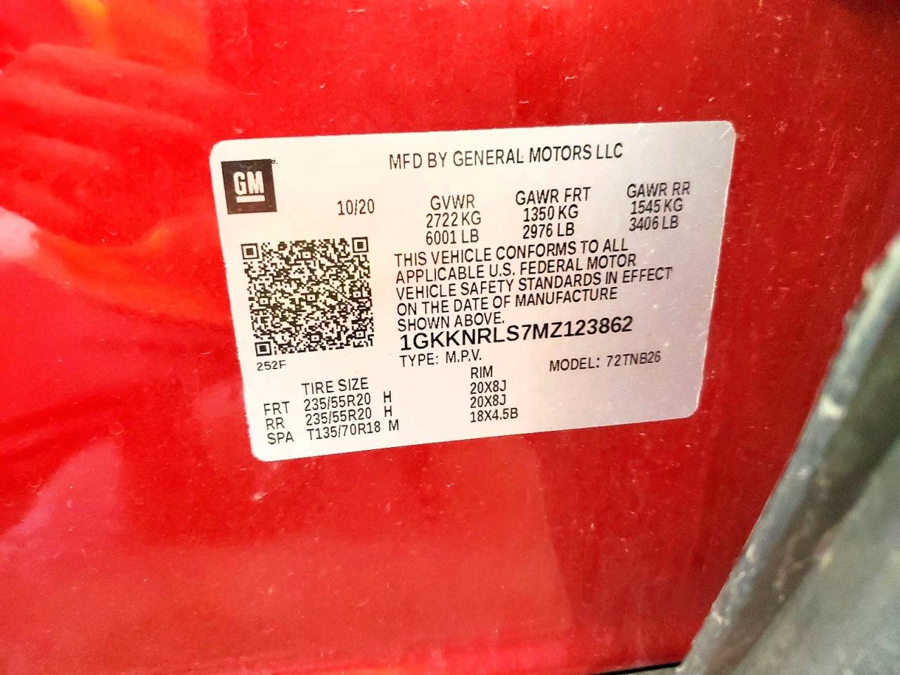 GMC Acadia Sle